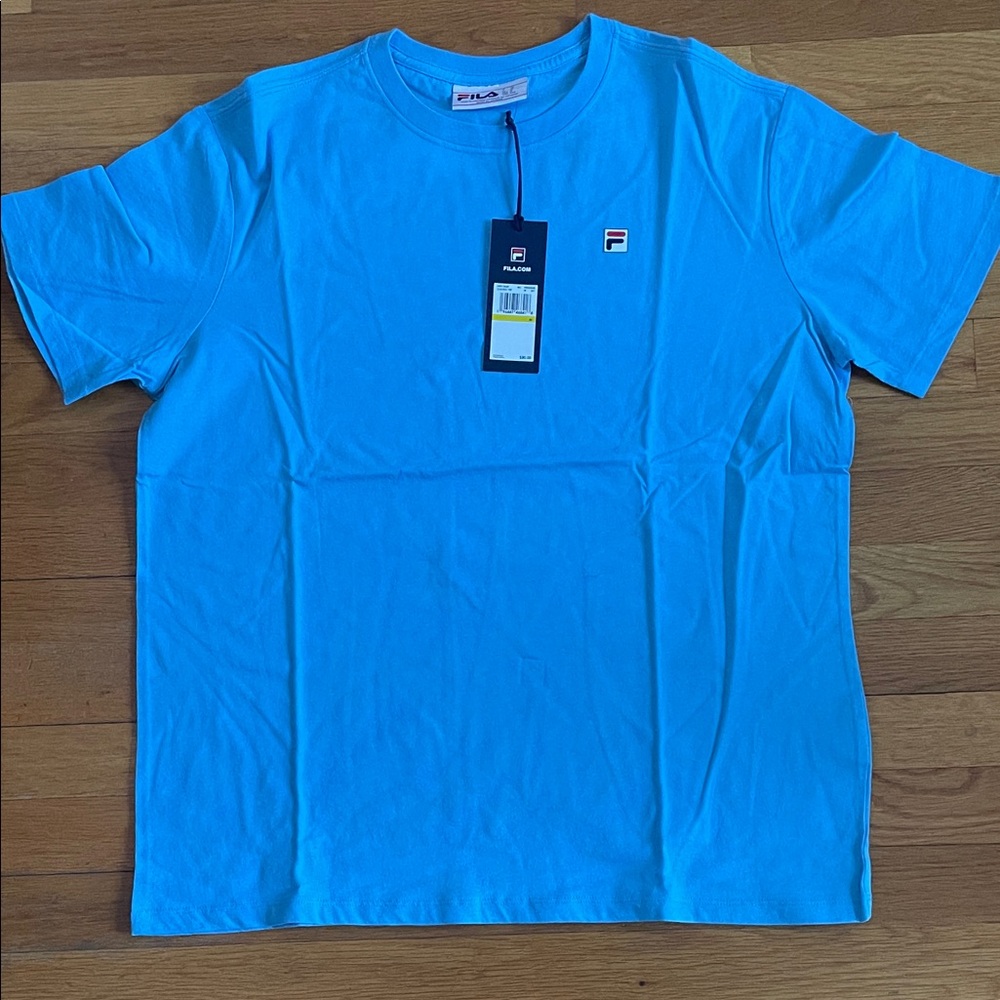 Fila Men's Classic Sky Blue Short Sleeve Tee
